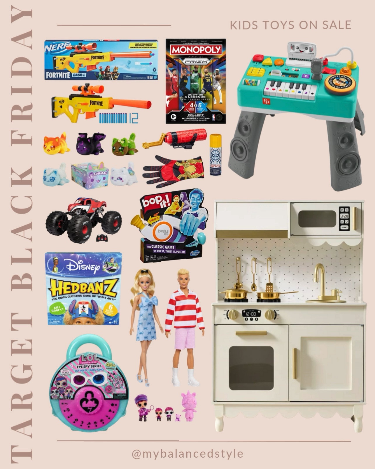 Target Black Friday toy deals

Building blocks
STEM toys
Pretend play sets
Art & craft kits
Outdoor toys
Ride-ons
Dolls & accessories
Action figures
Remote control toys
Interactive learning toys

#LTKGiftGuide #LTKCyberWeek #LTKHoliday