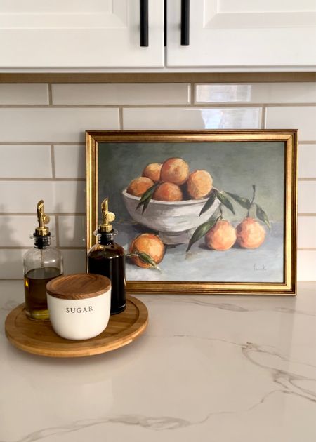 Cozy wall art featuring Citrus Harvest Framed Wall Canvas from Studio McGee. 

Home decor/oil dispenser  

#LTKstyletip #LTKhome #LTKSeasonal