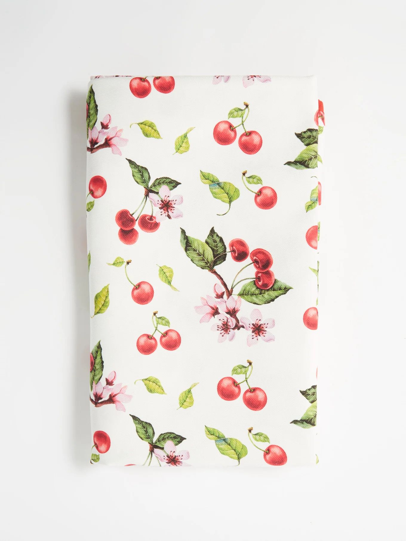 Cherry-print 304cm x 220cm cotton-blend tablecloth | Mrs. Alice | Matches (US)
