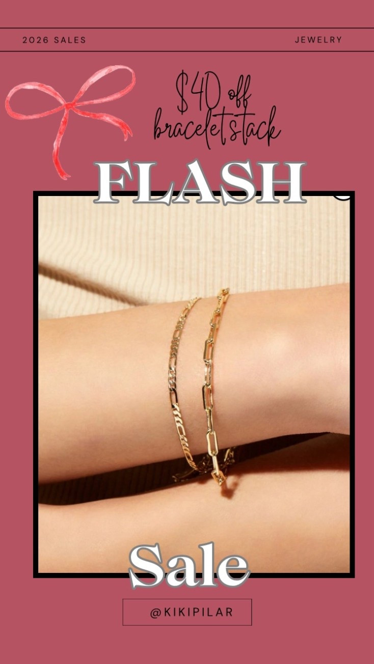2026 Sales
Bracelet stack on sale ‼️ 24 hours only
Under $100 gold jewelry 
Dainty jewelry bracelet stack
Chain jewelry 
Jewelry sale
Bracelets on salee

#LTKSaleAlert #LTKFindsUnder100