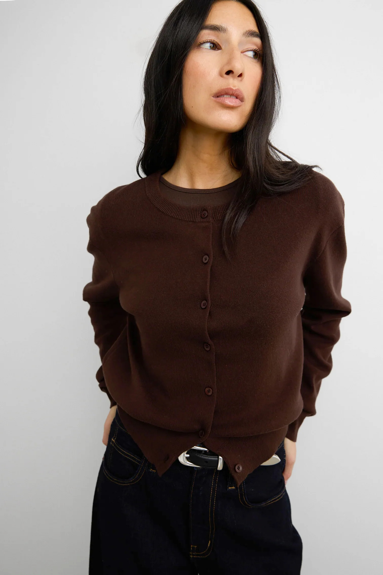 BUTTON UP CARDIGAN | OAK + FORT