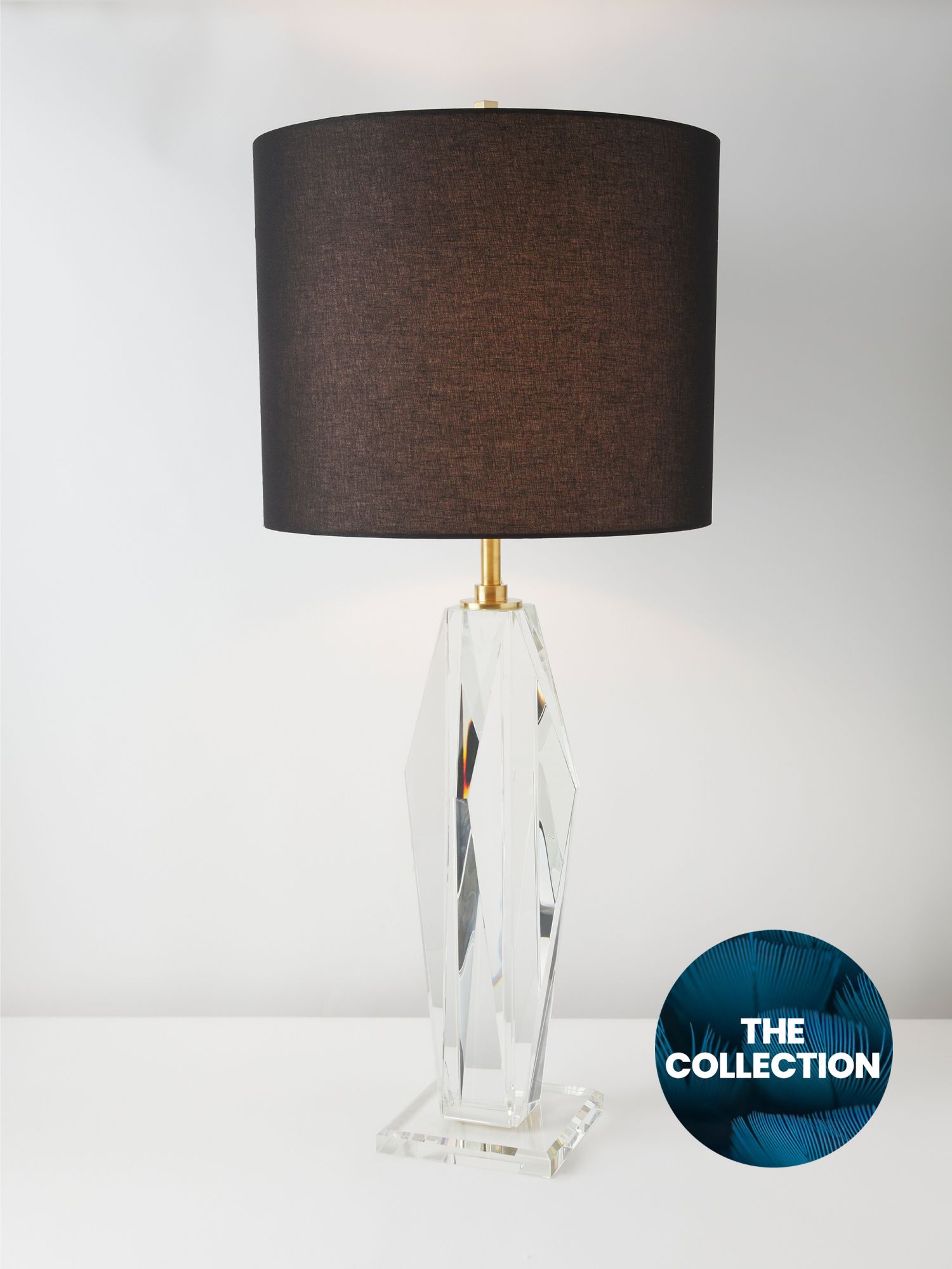 38.5in Crystal Base Table Lamp | HomeGoods