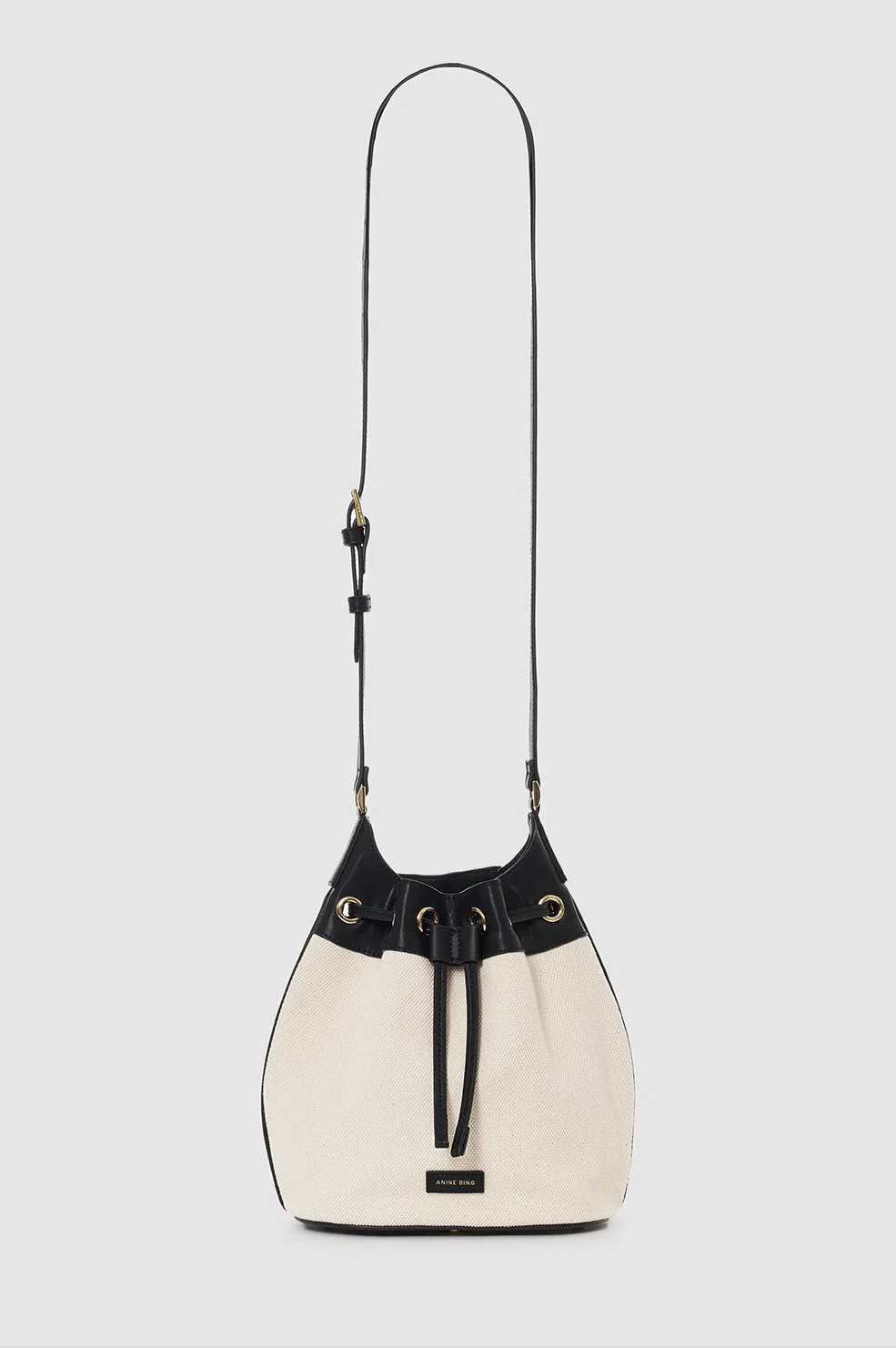 Mini Alana Bucket Bag - Natural | Anine Bing