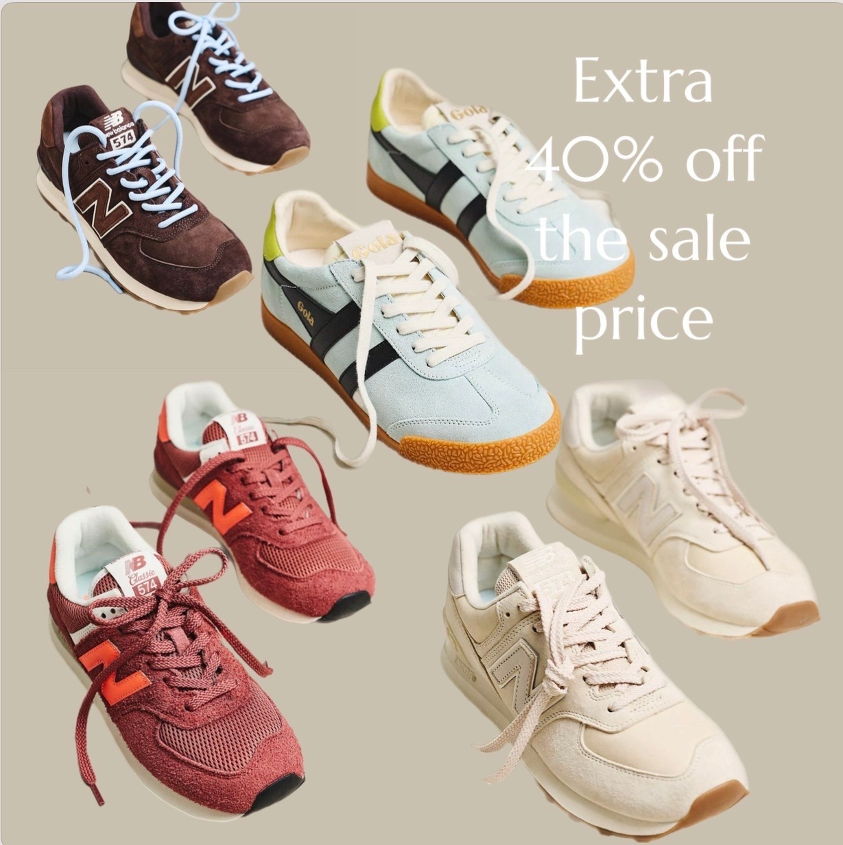 Sneakers on sale: New Balance and Gola