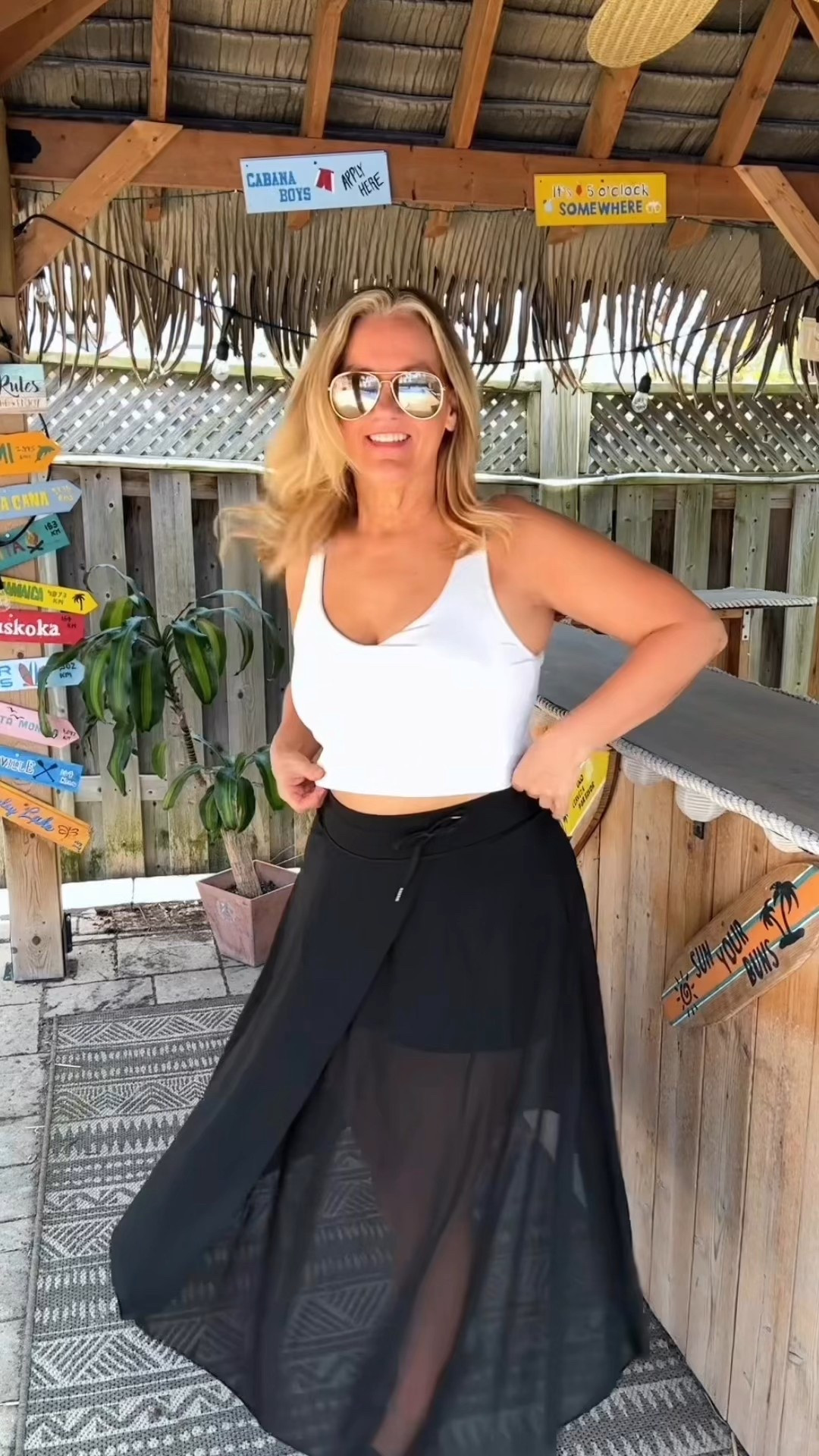 Free flowing mesh skirt with shorts is a perfect combo of cute and sexy 

#LTKMidsize