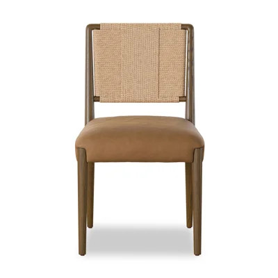 Betha Linen Oak Side Chair | Wayfair North America
