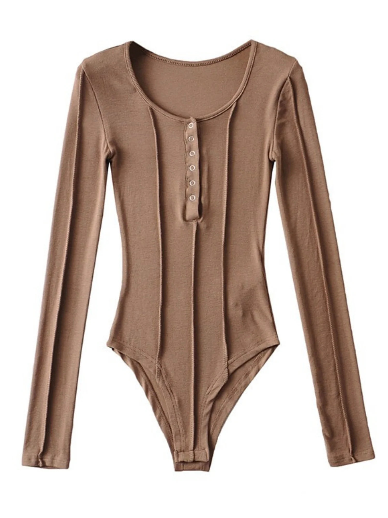 'Omekia' Buttoned Ribbed Bodysuit (4 Colors) | Goodnight Macaroon