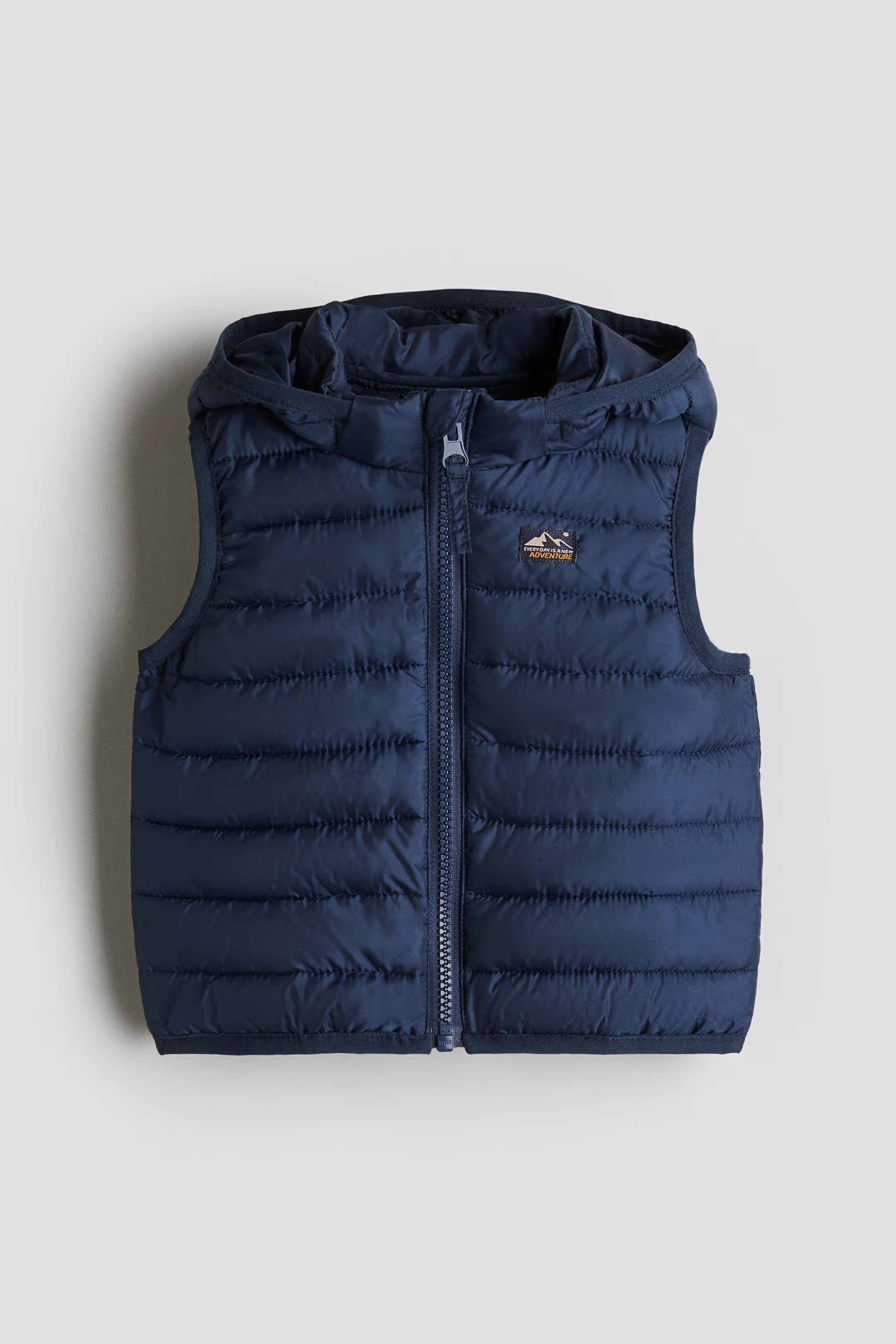 Navy blue Puffer Vest for kids | H&M CA | H&M (US + CA)