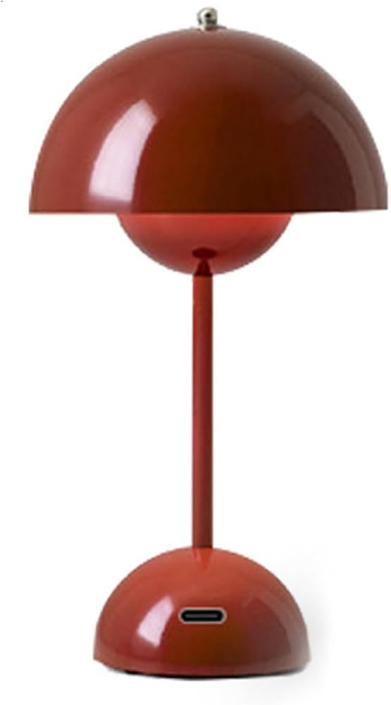 Mushroom Table Lamp, Mushroom Lamp Desk Light, Portable Adjustable Night Lamp, 3-Color Dimmable Modern Macaron Lamp, Bedside Lamp for Home Decor in Bedroom and Living Room (Red) | Amazon (UK)