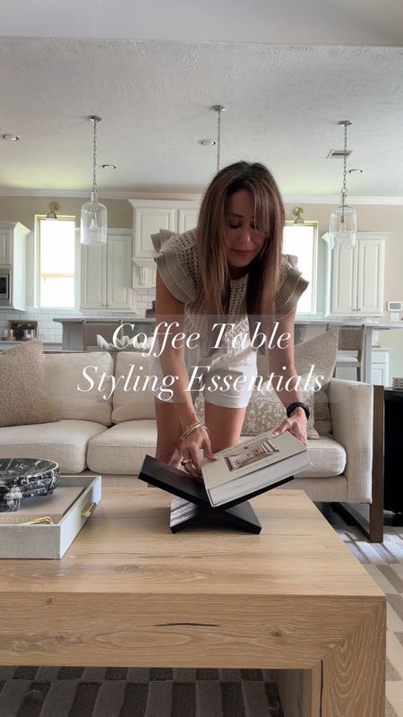 On the blog my top 3 essentials when styling a coffee table! Decorative books, a decorative tray and a vase!! Check
Out my blog for more about coffee table styling and my must haves 👉 beigewhitegray.net

✨My glass dish is in the small size. 

#LTKVideo #LTKStyleTip #LTKHome