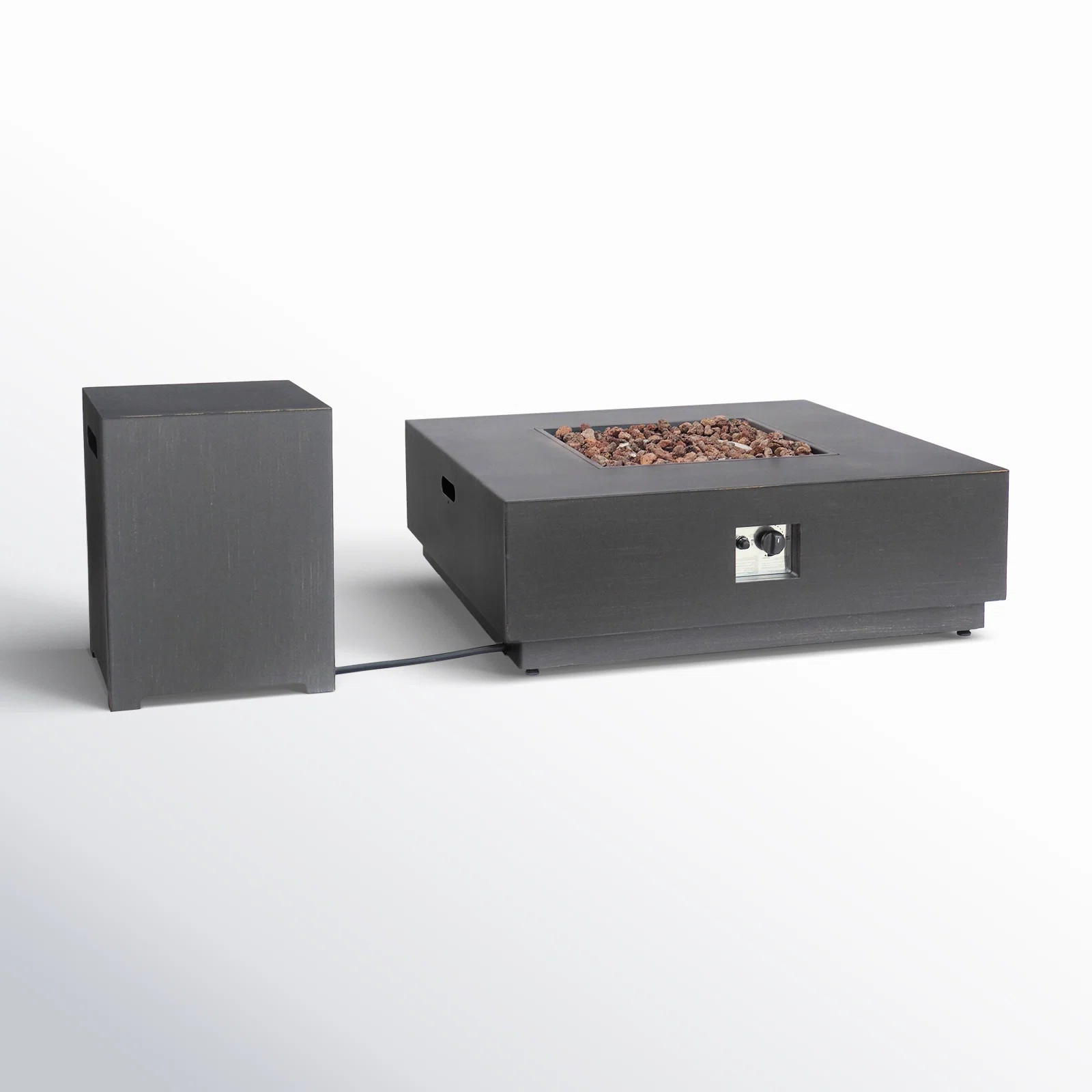 Ebern Designs Dorset Iron Propane Fire Pit Table & Reviews | Wayfair | Wayfair North America