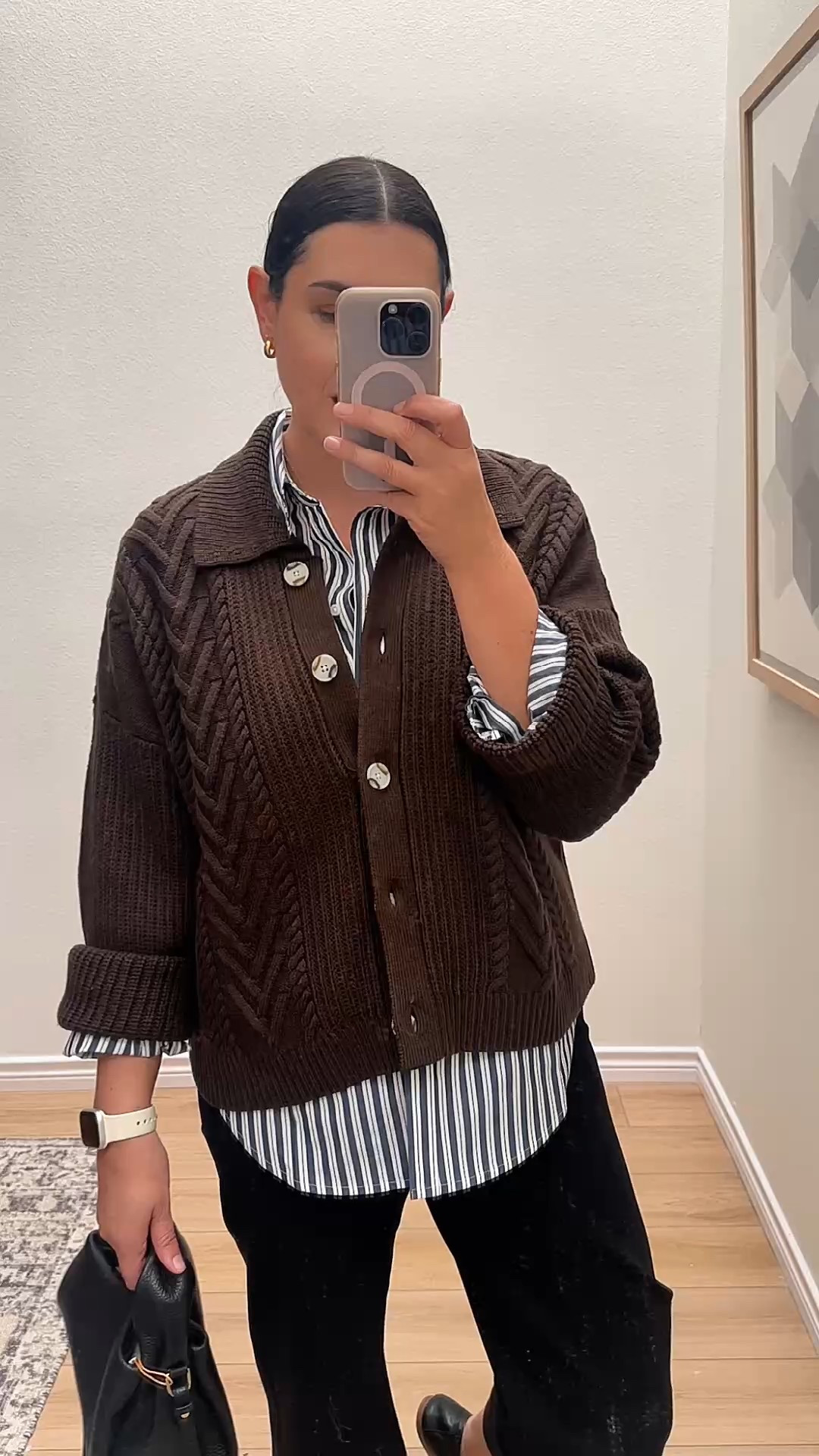 I love both of these essentials from Quince! @onequince #quincepartner

I’m in the large of the poplin but it runs TTS!

I’m in the medium of the cardigan, it’s a loose generous fit.

I’m in the 10 of the pants! I find they run snug. 

#LTKOver40 #LTKFindsUnder100