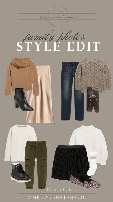 Outfit ideas for family photos, Thanksgiving, Holidays and any event you may have coming up!

Family photos, Thanksgiving, Winter fashion, Fall fashion, boots, kids outfits, outfit ideas, outfit for family, Holiday outfits, old navy, 

#LTKfamily #LTKGiftGuide #LTKmens