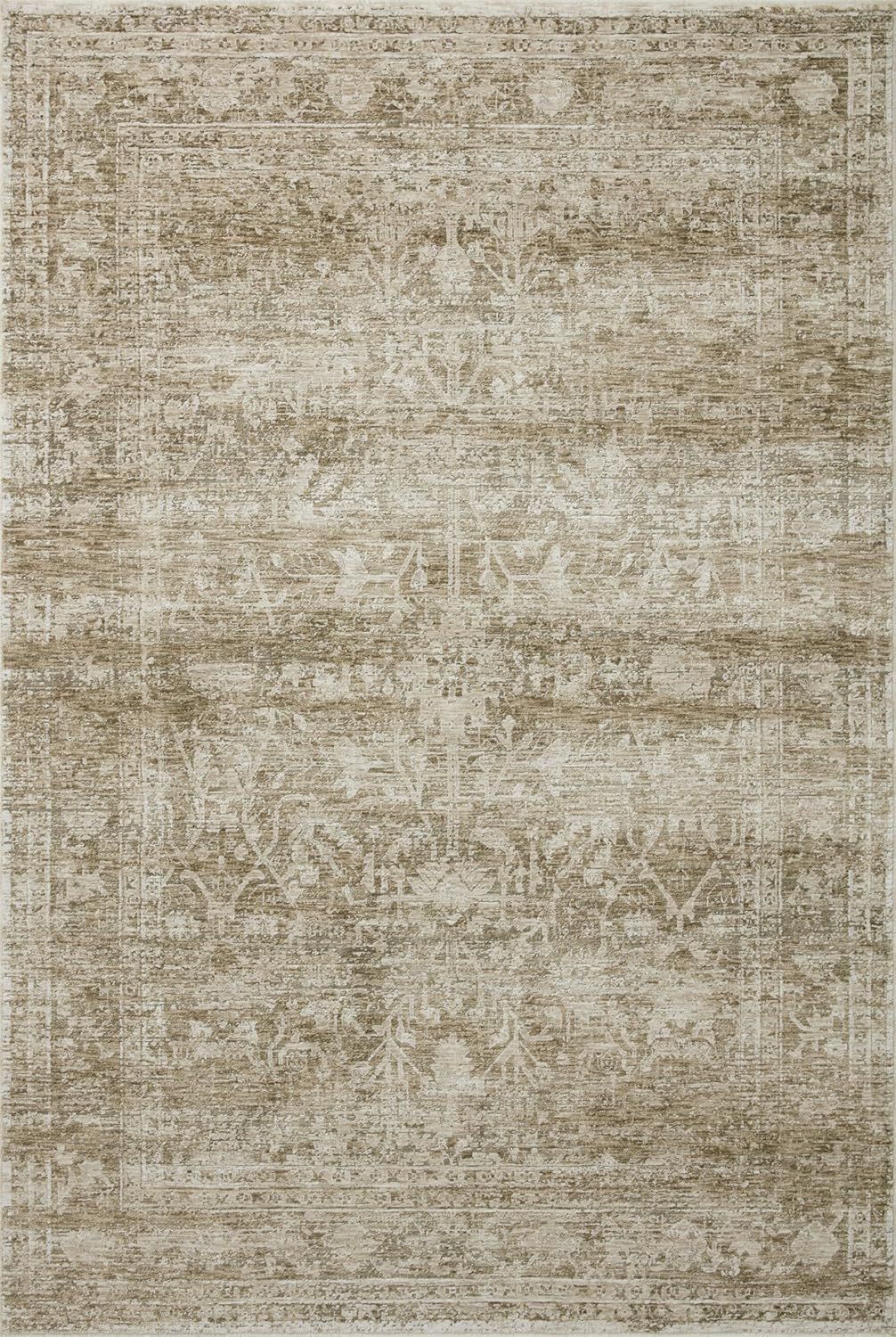 Loloi Amber Lewis Honora Collection HON-01 Khaki/Beige 9'-6" x 13' Area Rug | Amazon (US)