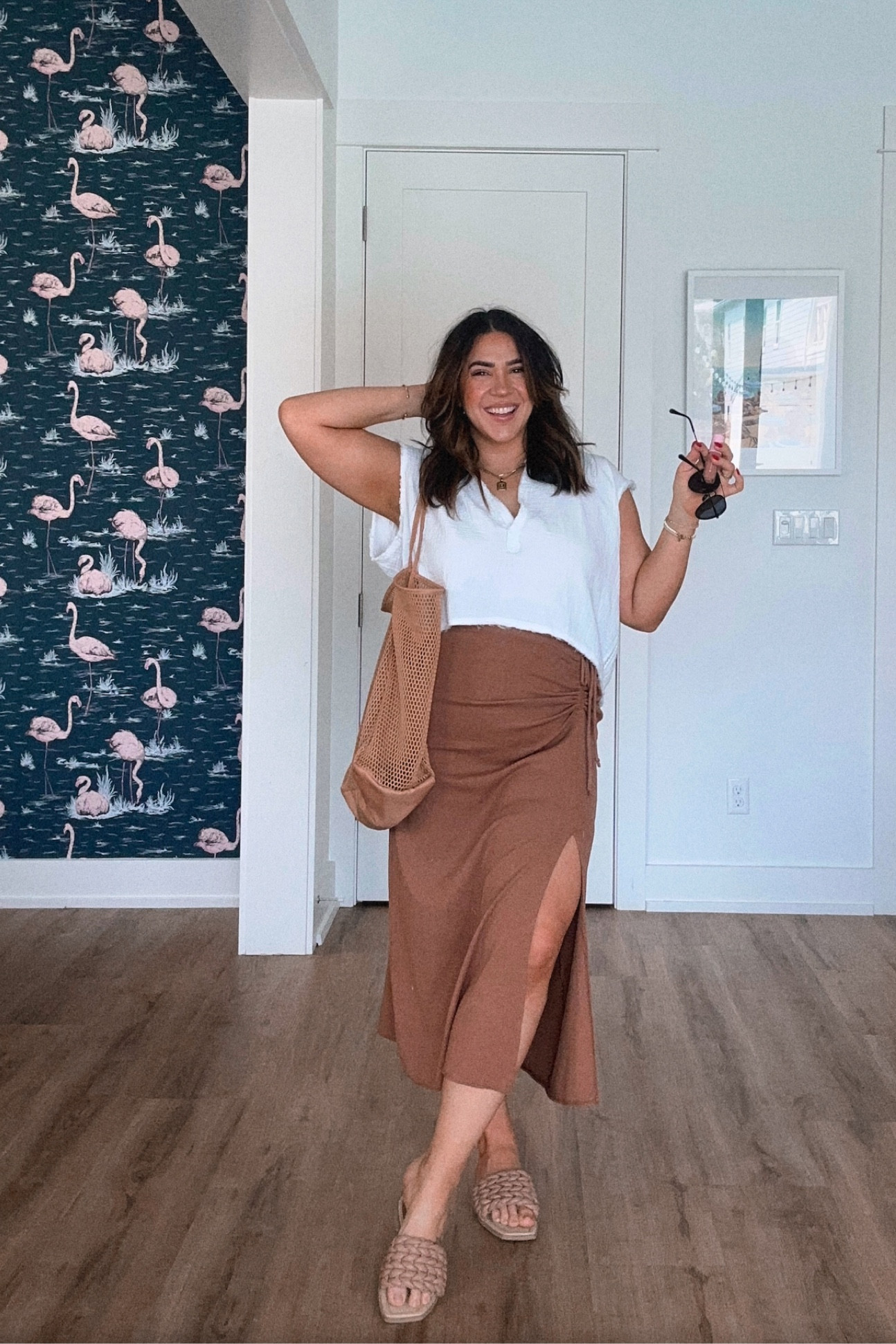 Beachy look of the day! Vacation style, mom style, comfortable mom look. 

Skirt size L
Top size L
Shapewear XL (size up 1 for comfort snatched or size up 2 for more comfort and smoothing) 
Bra TTS! (I wear 38C) 

#LTKswim #LTKtravel #LTKcurves
