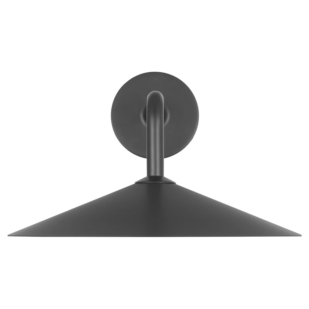 Visual Comfort Ponce Updated Traditional Black Iron Steel Armed Sconce | Kathy Kuo Home