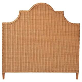bali & pari Melanie Light Honey Brown Rattan Queen Standalone Headboard 252-14008-HD - The Home D... | The Home Depot