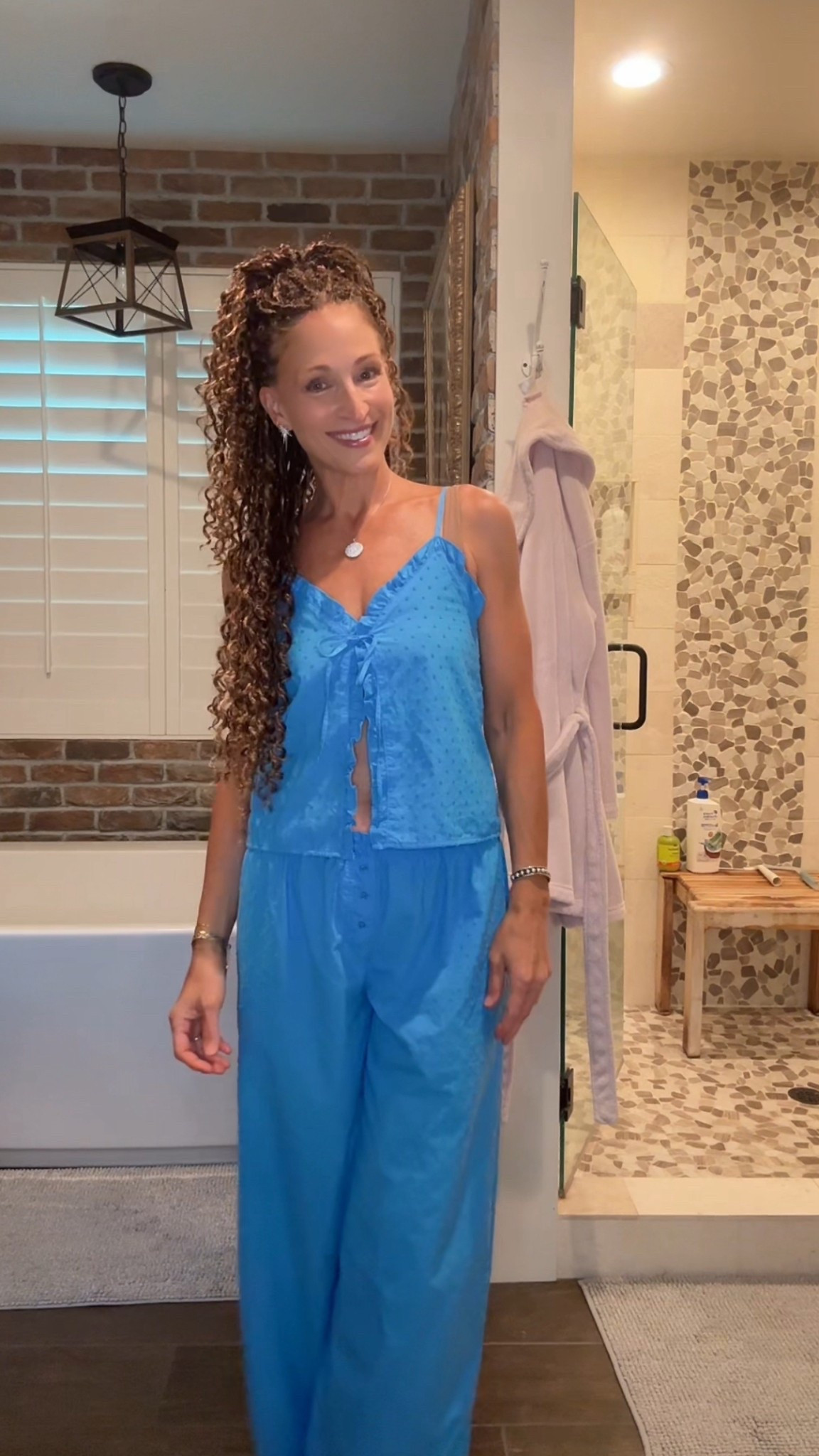 This is a cute, comfy, colorful, flattering, ON SALE set. I ordered an XS and would say the it runs a little large  

#LTKFindsUnder50 #LTKSaleAlert #LTKBeauty