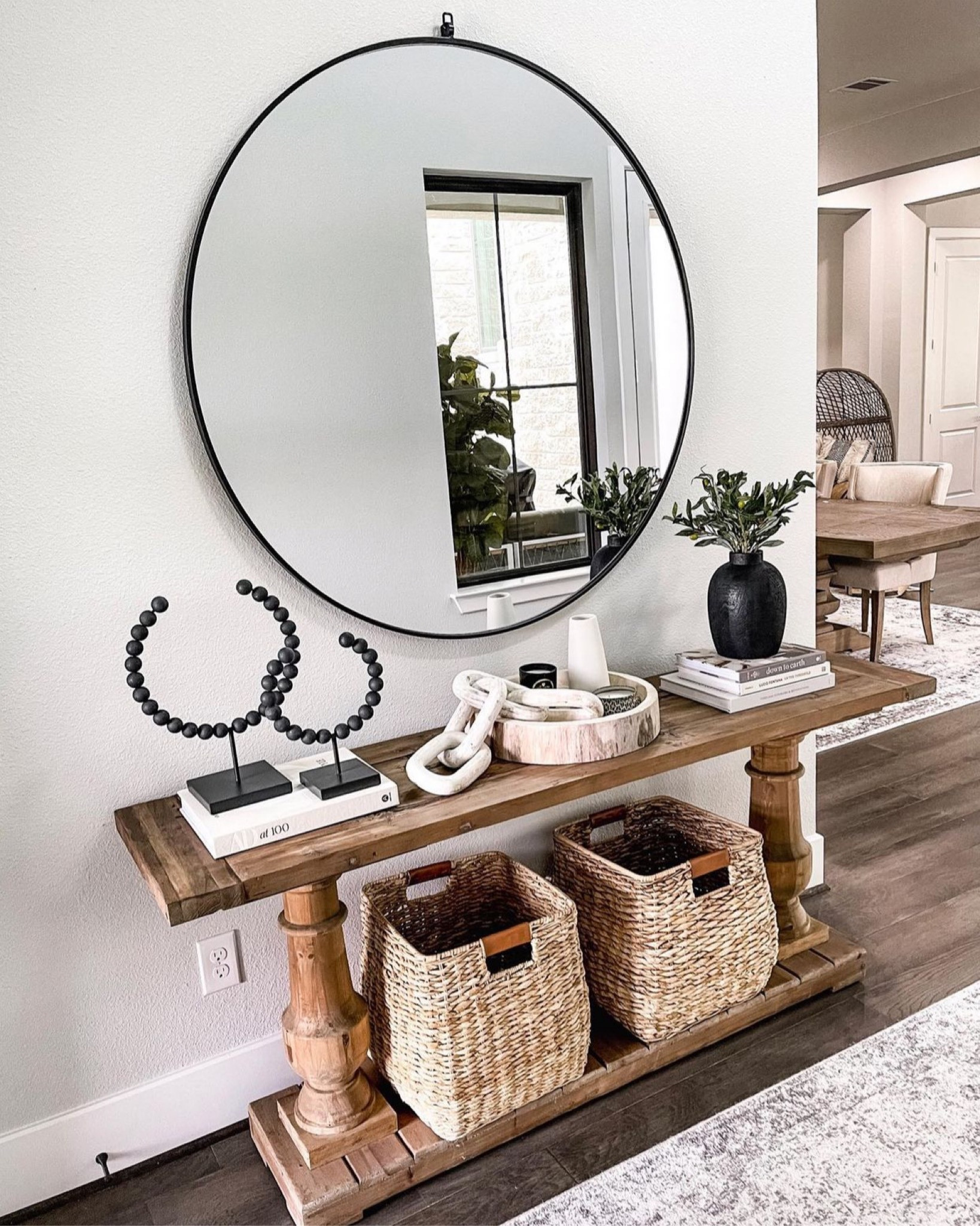 Our entryway details! Our table from Wayfair is on sale today! 
#waydaysale #wayfair 

Lee Anne Benjamin 🤍

#LTKsalealert #LTKstyletip #LTKhome