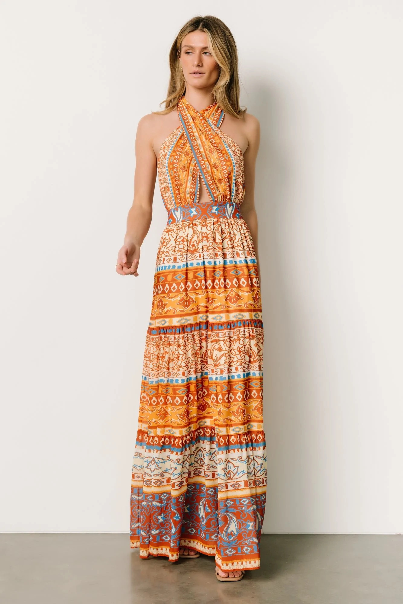 Izzy Halter Top Maxi Dress | Baltic Born