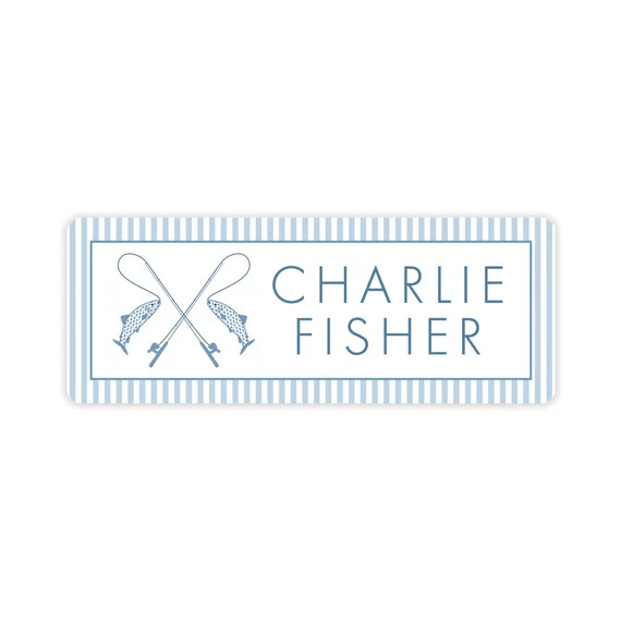 Herend Fish Back to School Labels  Fishing  Waterproof  - Etsy | Etsy (US)