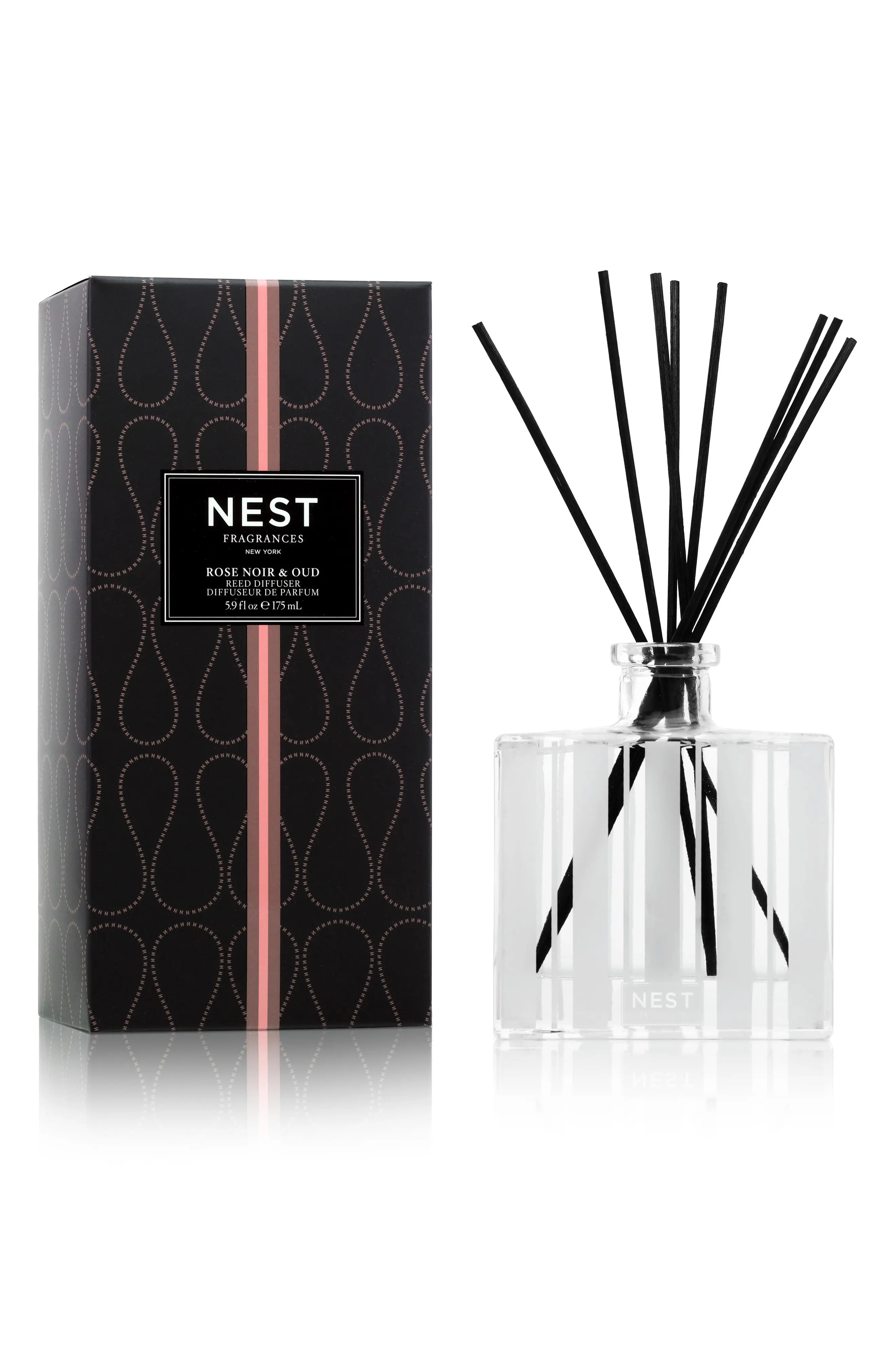 Nest Fragrances Rose Noir & Oud Reed Diffuser, Size One Size - None | Nordstrom