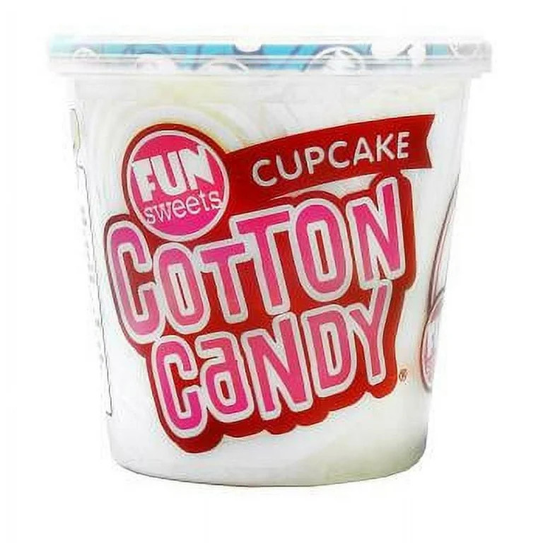 Fun Sweets , Cotton Candy Cupcake - Cup, Count 1 - Sugar Candy / Grab Varieties & Flavors | Walmart (US)