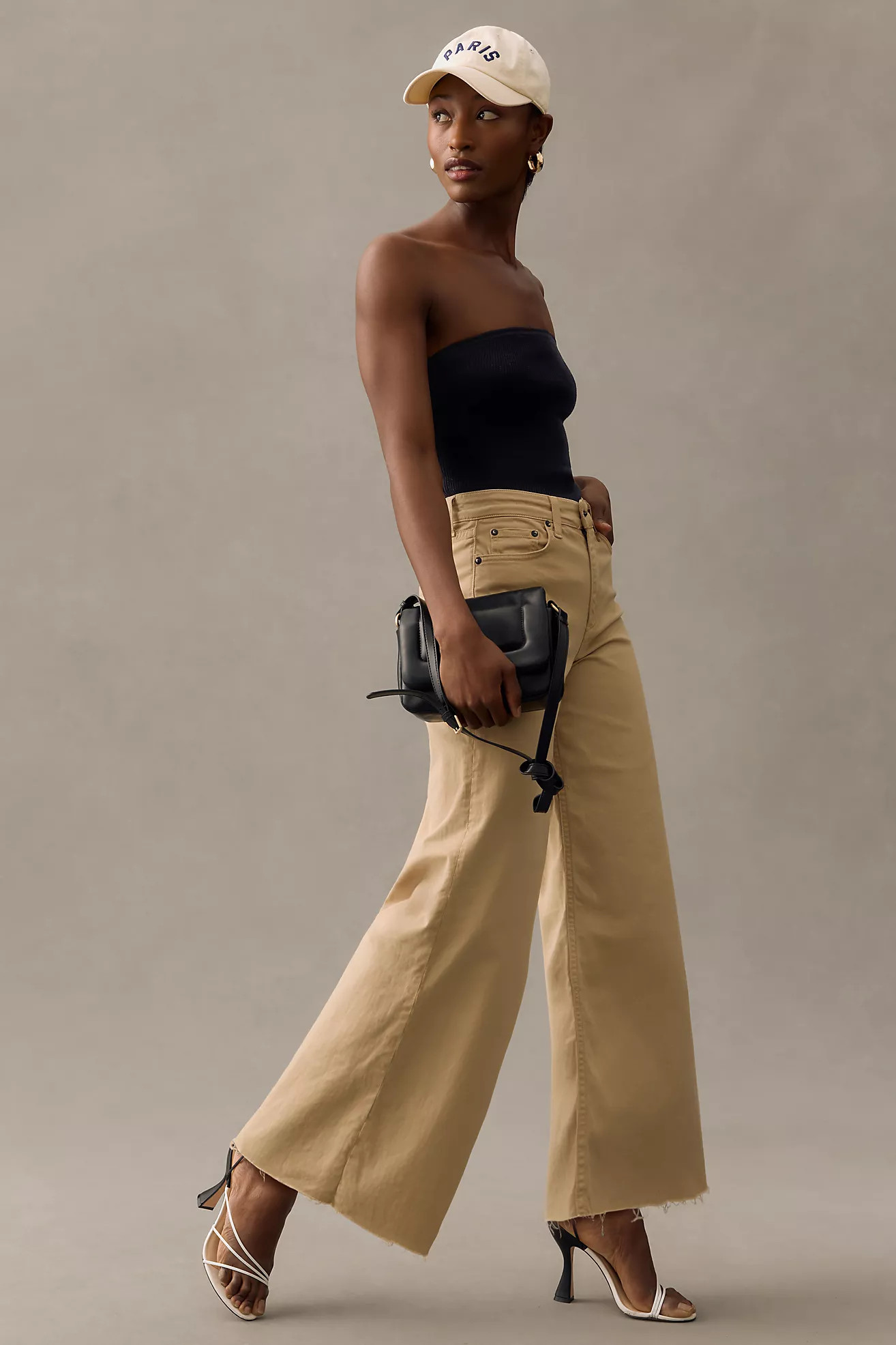 ASKK NY High-Rise Crop Wide-Leg Jeans | Anthropologie (US)