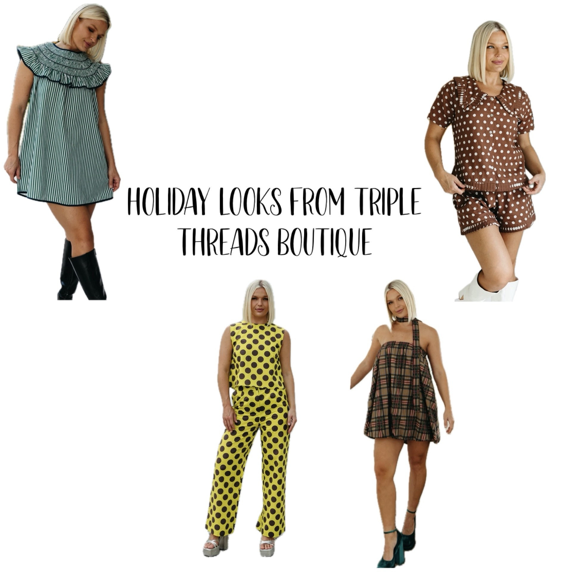 Holiday Outfit Inspo!

Thanksgiving Outfit | Christmas Outfit | Holiday | Green Dress | Triple Threadss

#LTKHoliday #LTKFindsUnder100 #LTKootd