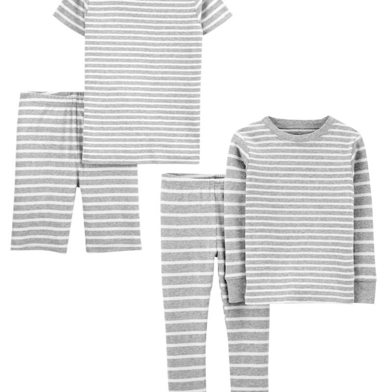4-Piece 100% Snug Fit Cotton PJs | Carter's