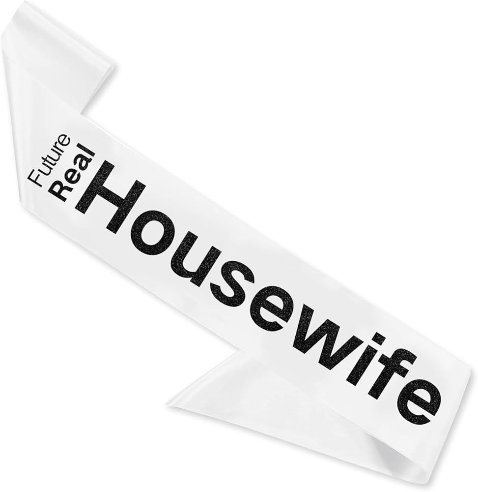 Future Real Housewife Sash Bachelorette Sash Bride-to-Be Sash Real Housewives Sash Engagement Par... | Amazon (US)