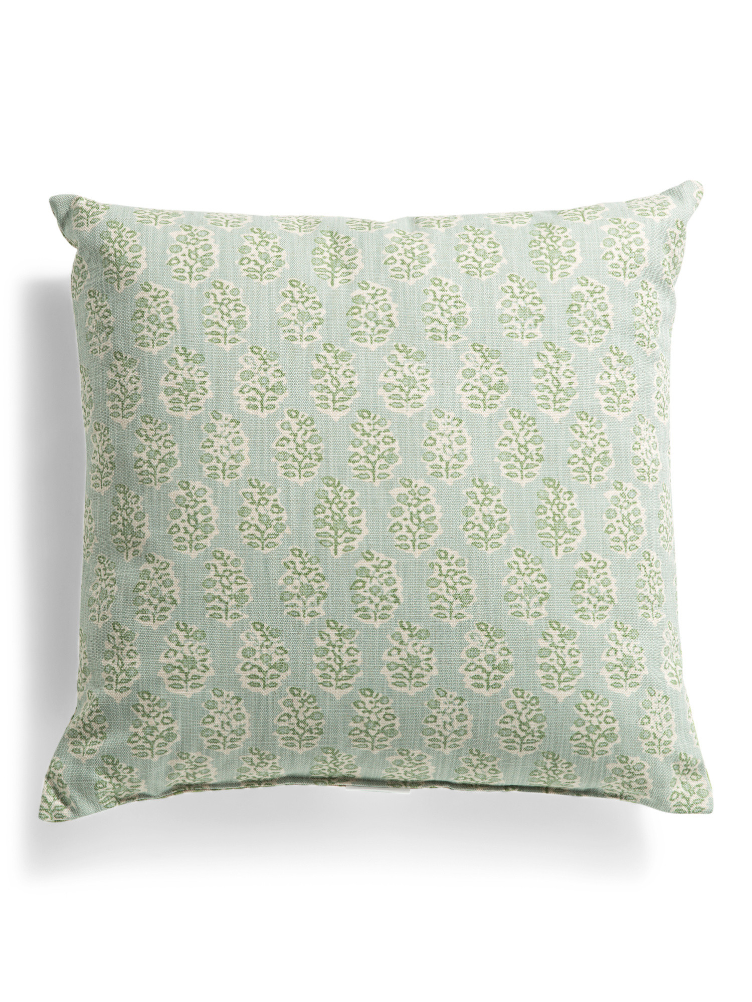 Made In Usa 22x22 Linen Blend Floral 2 Sided Print Pillow | TJ Maxx