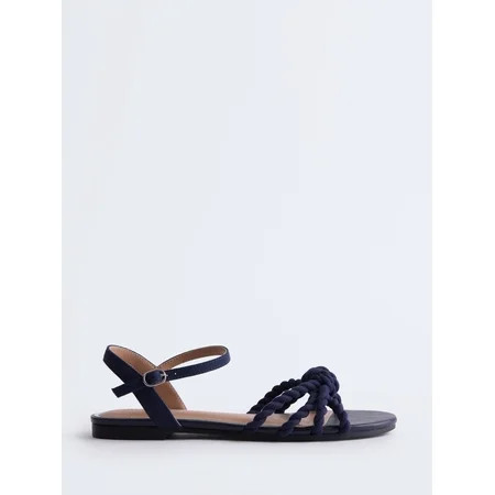 Free Assembly Women's Knot Flat Sandals | Walmart (US)