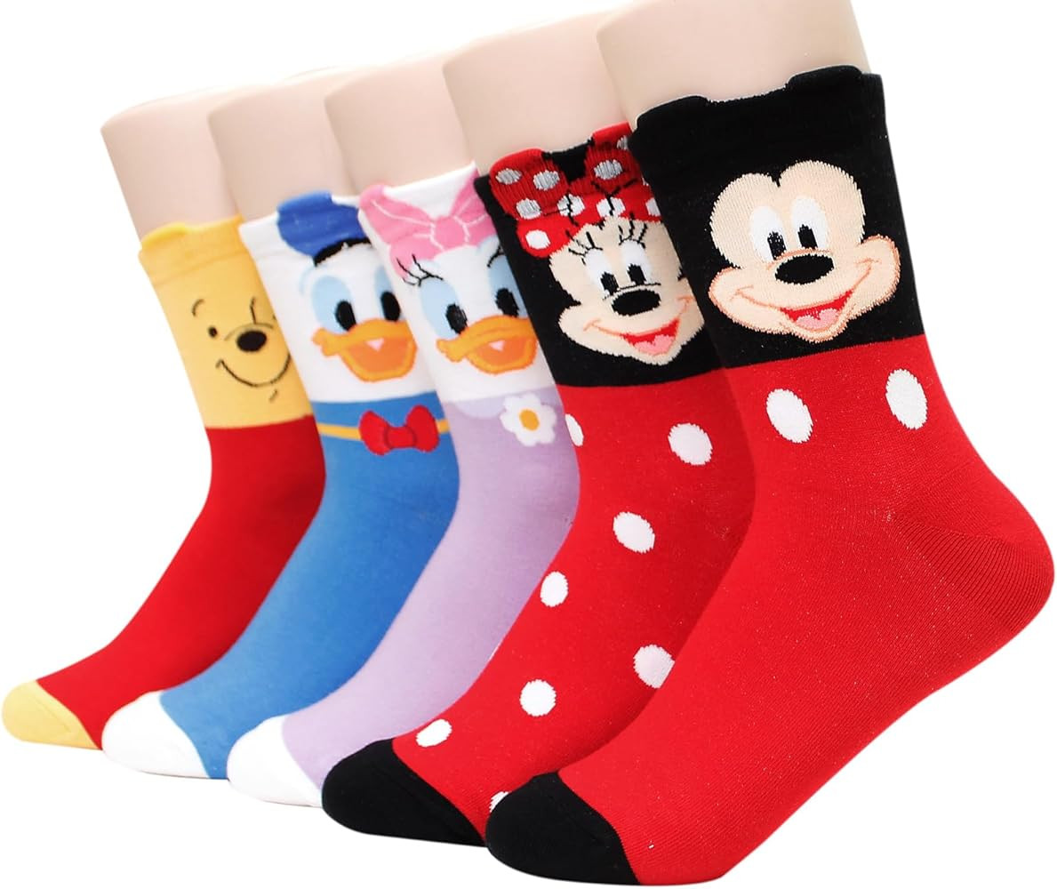 Cartoon Character Series Women and teen girls Licensed Socks Collection | Amazon (US)