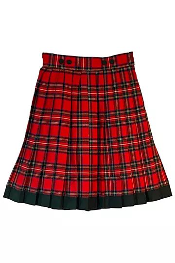 Well Worn Art Vintage Tartan Plaid Pleated Skirt | Free People (Global - UK&FR Excluded)