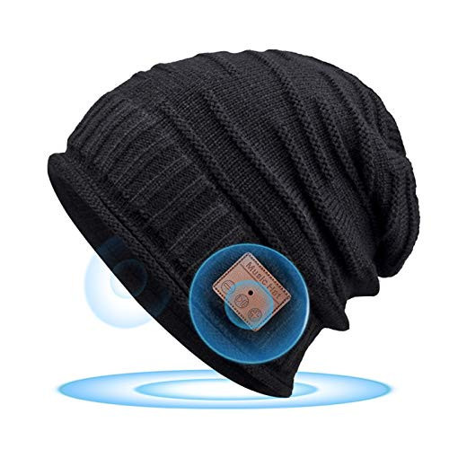 Bluetooth Beanie Hat for Men Gifts - Gifts Ideas for Teenage Boys Teen Girls| Stocking Stuffer for Men Women Adults Teen Boys| Cool Tech for Gamer| Bluetooth Beanie Music Hat Wireless with Headphones | Amazon (US)