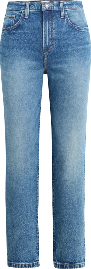 Favorite Daughter The Valentina Super High Waist Ankle Straight Leg Jeans | Nordstrom | Nordstrom