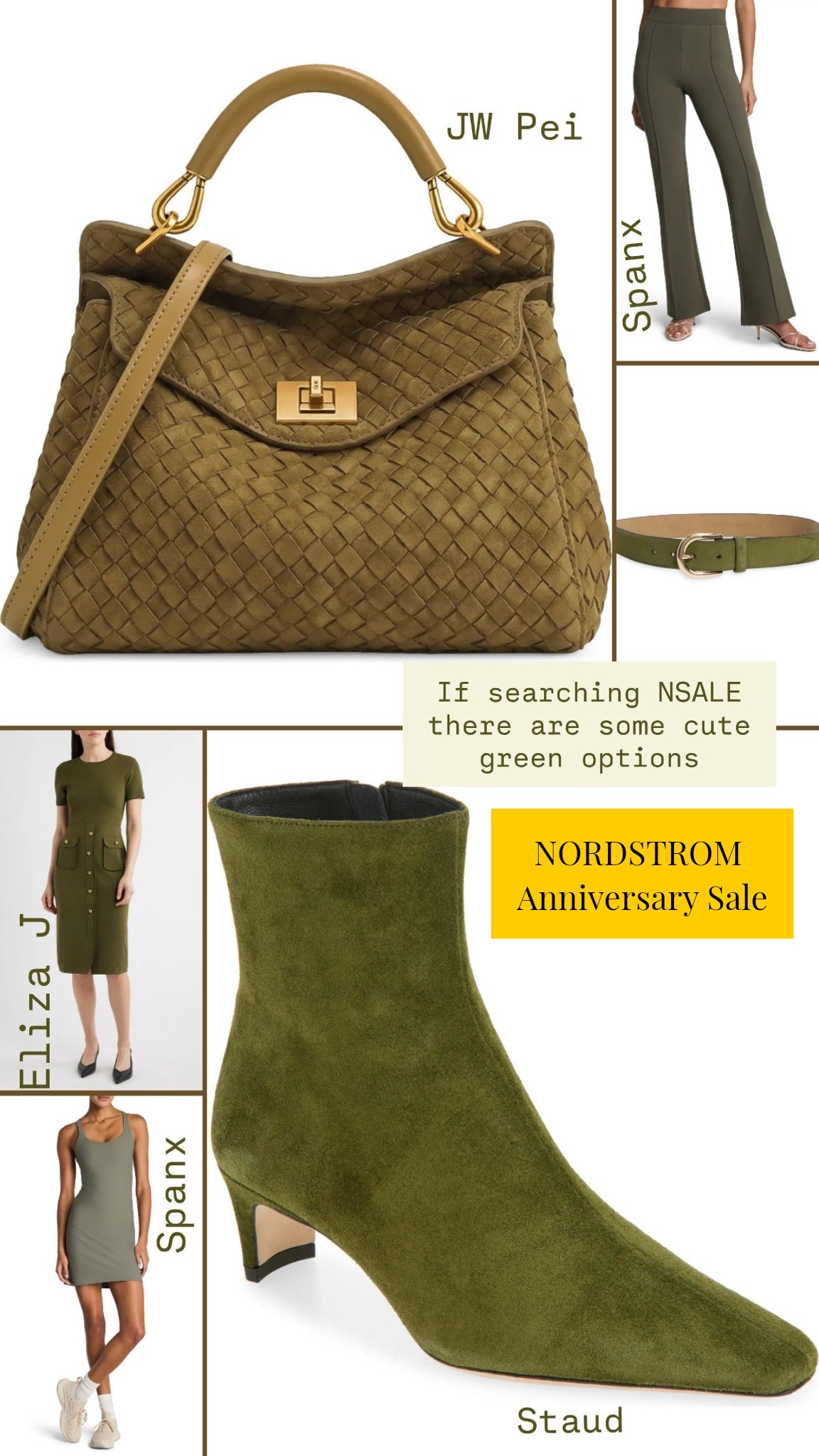 #nsale fall trending color - green!
