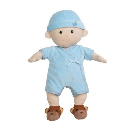 Apple Park Organic Baby Boy Doll – Blue | The Tot