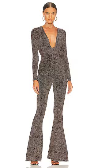 Martina Jumpsuit in Squiggle Sparkle | Revolve Clothing (Global)