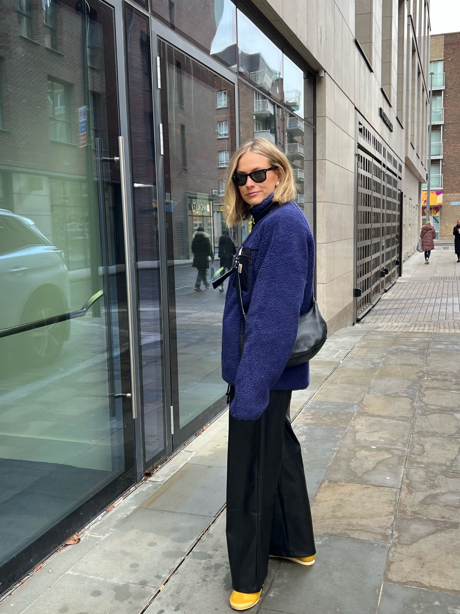 Jacket is a men’s Carhartt fleece and trousers are Bershka wide leg leather look with draw waist string both on Zalando! Linked rest below x 

#LTKwinter #LTKireland #LTKeurope