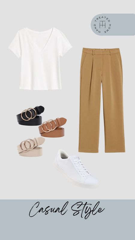 Love this affordable summer outfit staples! Trouser pants are always such a good put together option and pairing them with sneakers instantly makes it feel more like me. 

Casual style, millennial style, amazon fashion, affordable outfit ideas 

#LTKFindsUnder50 #LTKFindsUnder100 #LTKStyleTip