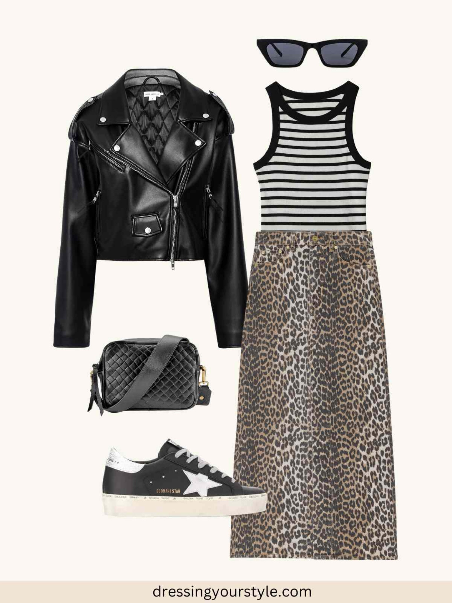 Edgy Leopard print skirt outfit

Leopard midi skirt, leopard print maxi skirt, leopard outfit, leopard print midi skirt, casual outfit,  stripes, spring outfit, summer outfit, rock style outfit, edgy style outfit, moto jacket outfit  

#LTKOver40 #LTKFindsUnder50