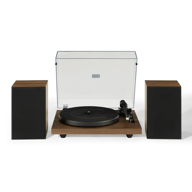 Crosley C62 Vinyl Record Player with Speakers and Wireless Bluetooth - Audio Turntables - Walmart... | Walmart (US)