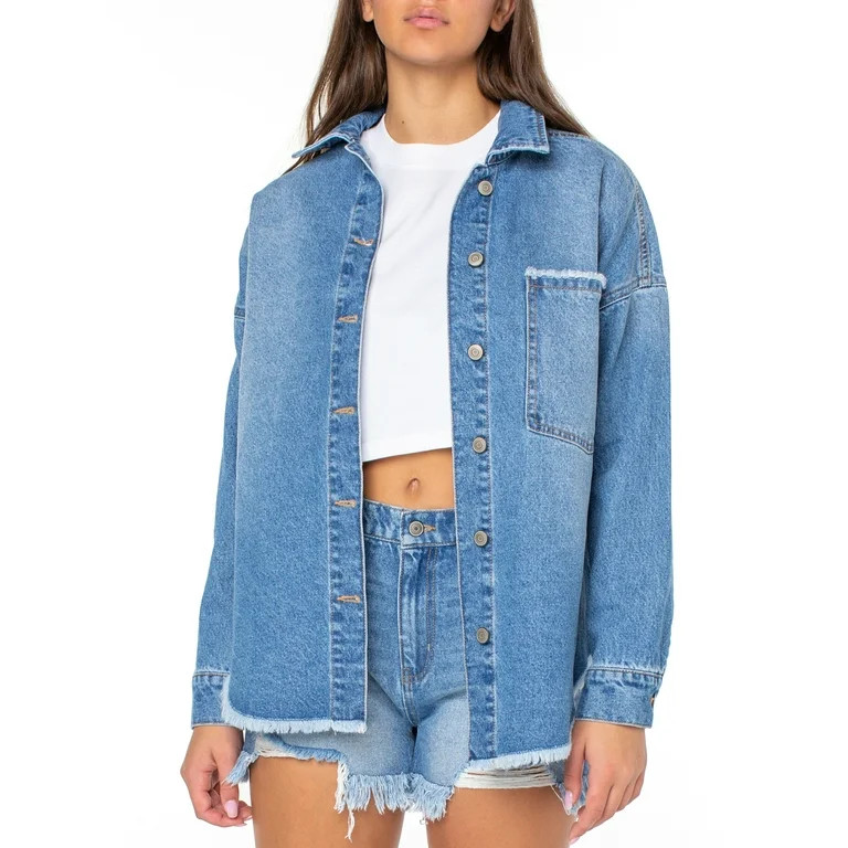 Celebrity Pink Women's Shacket | Walmart (US)