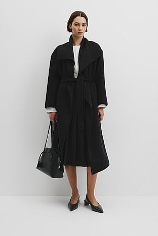 Oversized Wrap Coat | Country Road