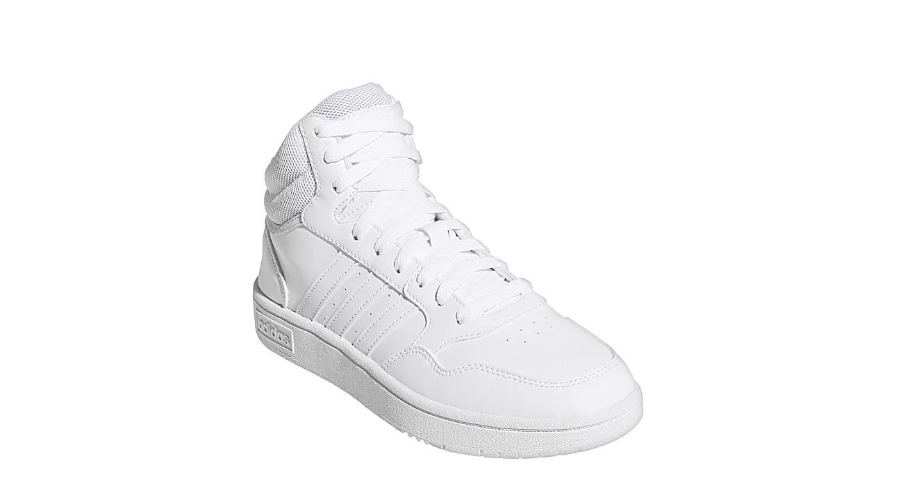 WHITE ADIDAS Womens Hoops 3.0 Sneaker | Rack Room Shoes