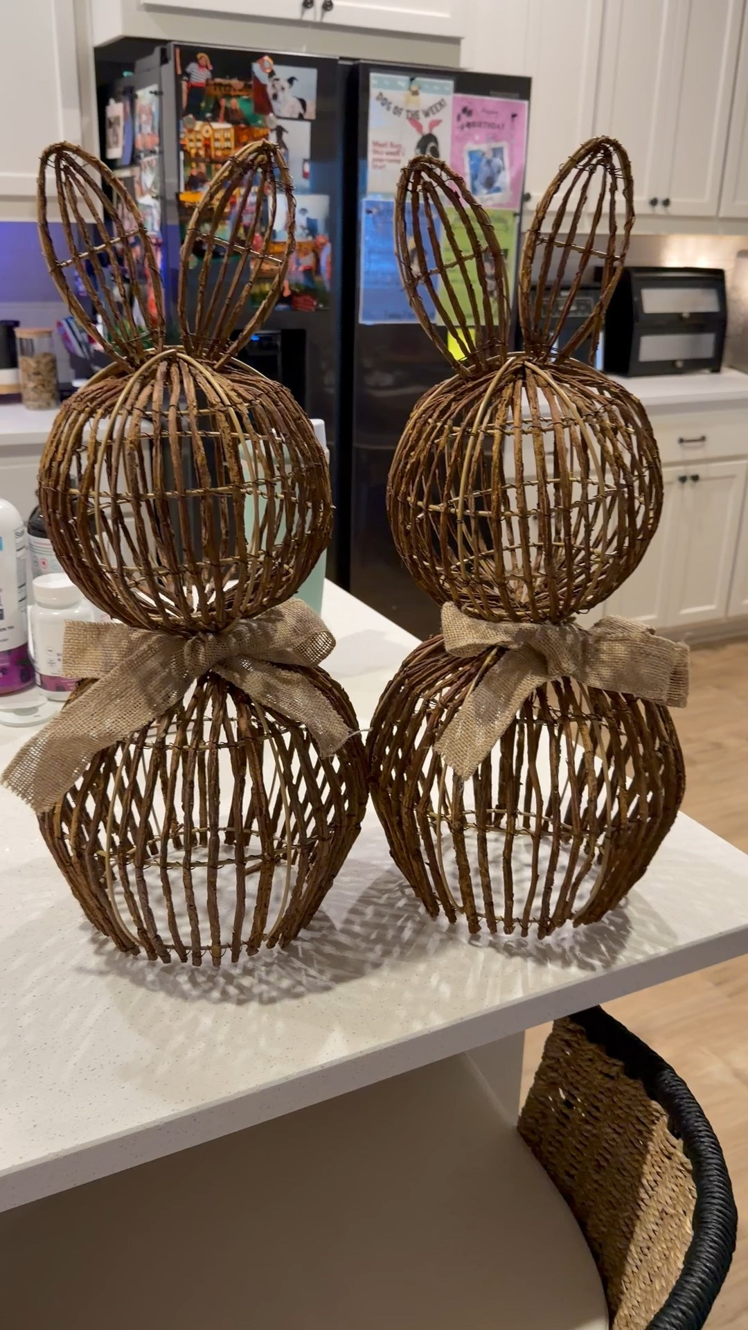 The cutest wicker bunnies  

#LTKHome