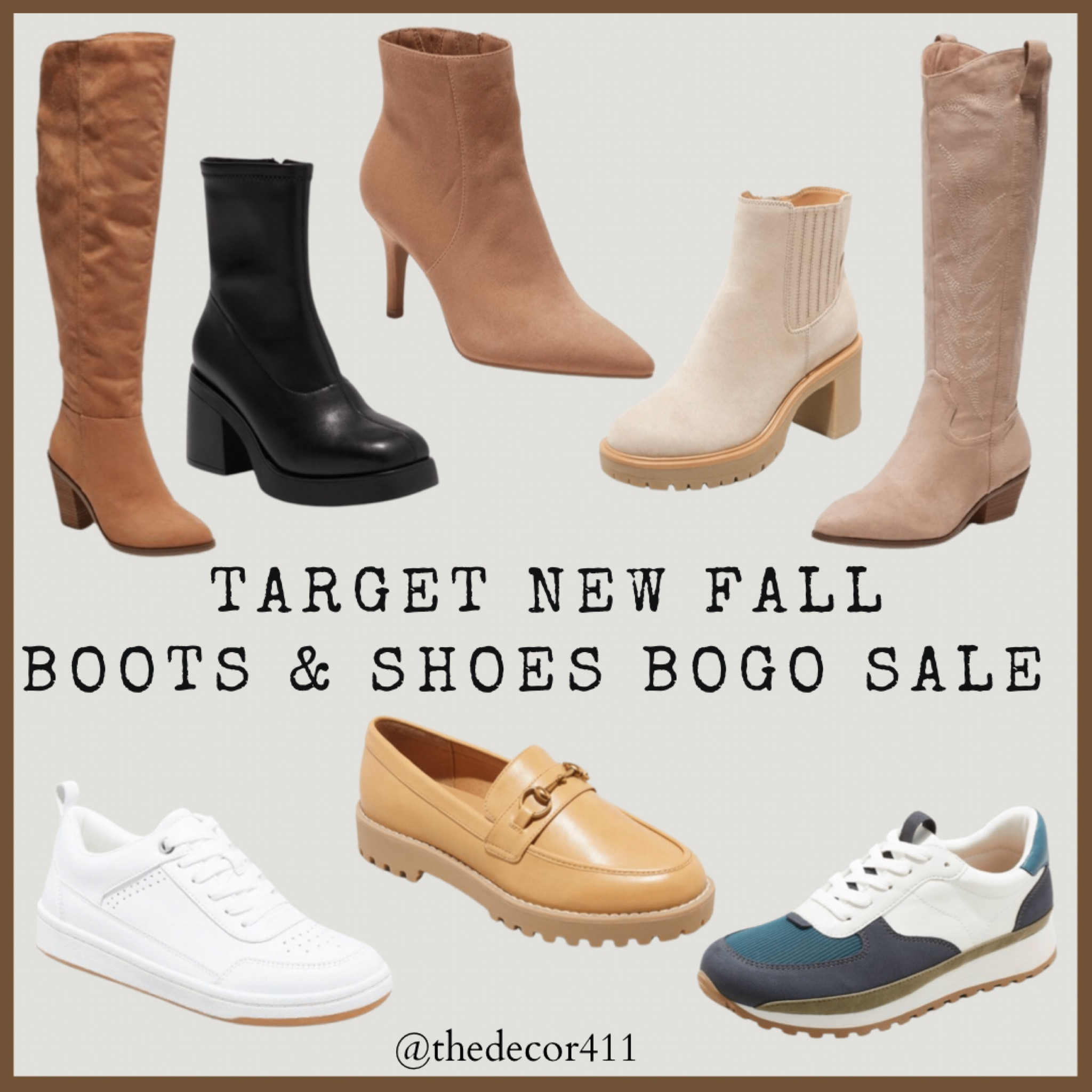 BOGO SALE ON SHOES AMD BOOTS AT TARGET! 
buy one get one, boots, sneakers, loafers. fall fashion, fall boots, loafers, heels, pumps 

#LTKsalealert #LTKSeasonal #LTKshoecrush