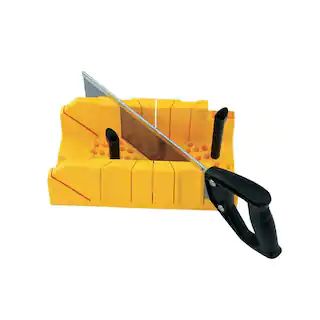 Stanley 14.5 in. Deluxe Clamping Miter Box with 14 in. Saw 20-600D | The Home Depot